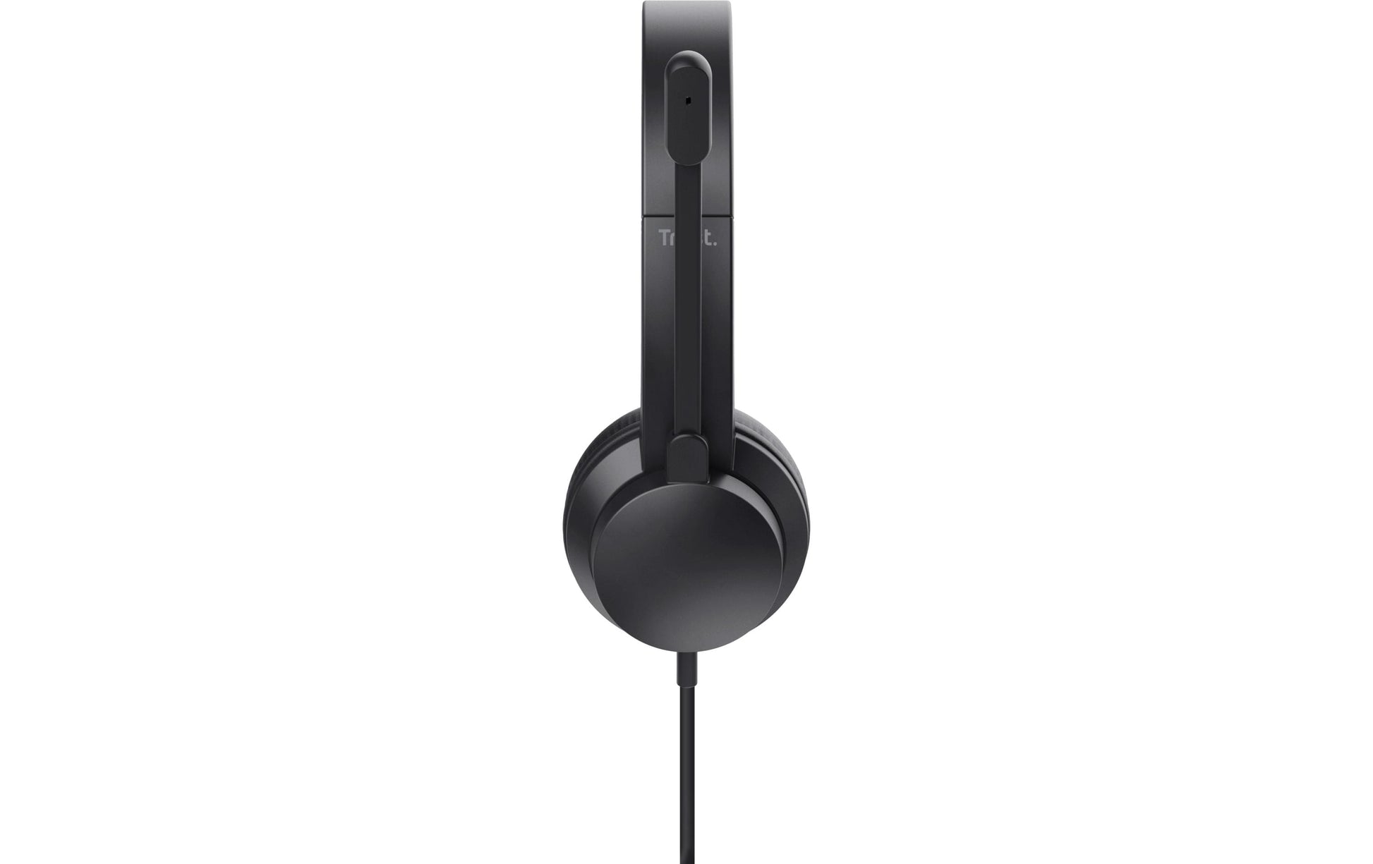 Trust Ayda Office-Headset – On-Ear, Stereo, Kabelgebunden, 3,5 mm Klinke, Schwarz
