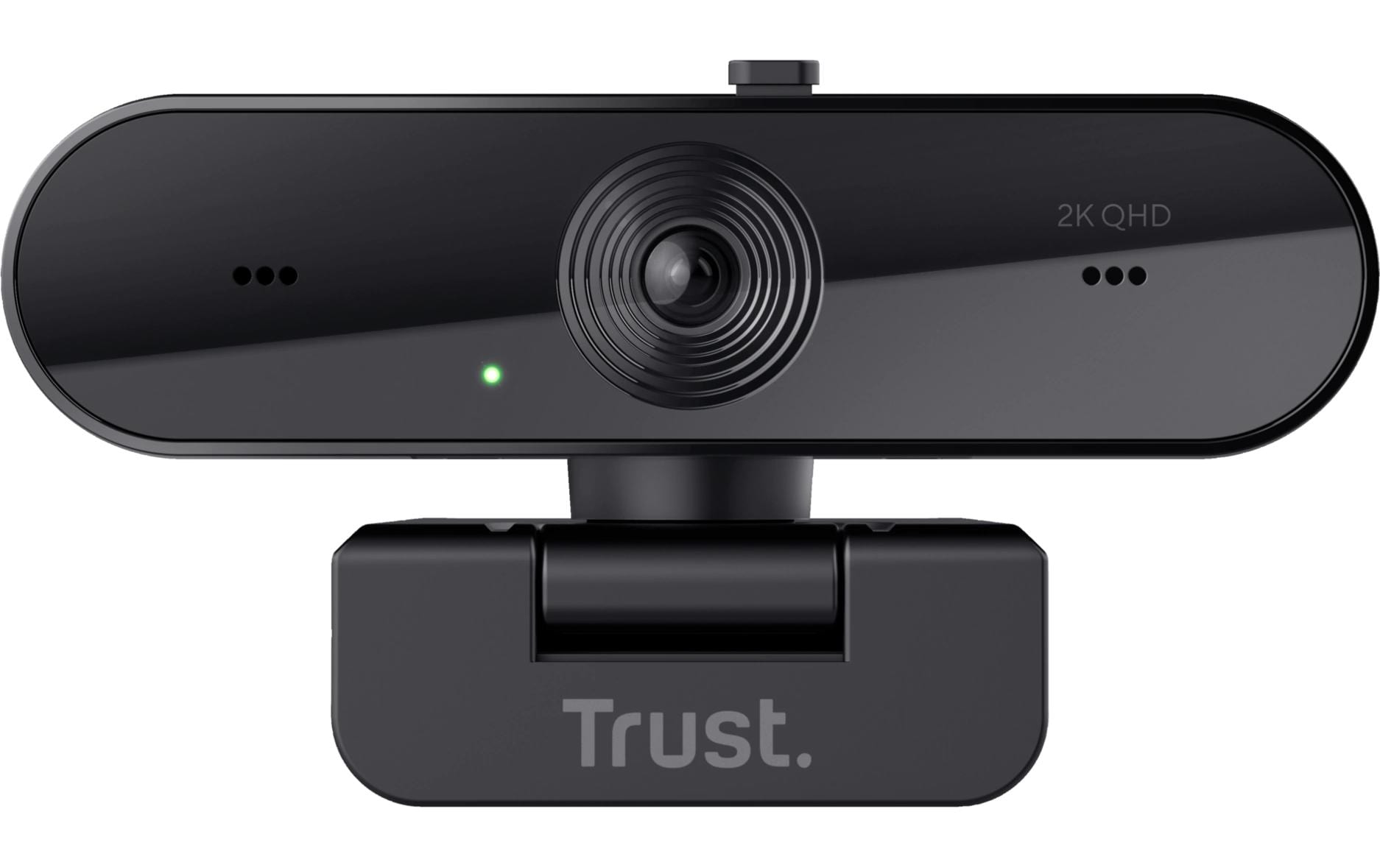 Trust Taxon – Webcam – 2K QHD, bis 30 fps, USB 2.0, Autofokus, Privacy-Shutter, 92° FOV, Schwarz
