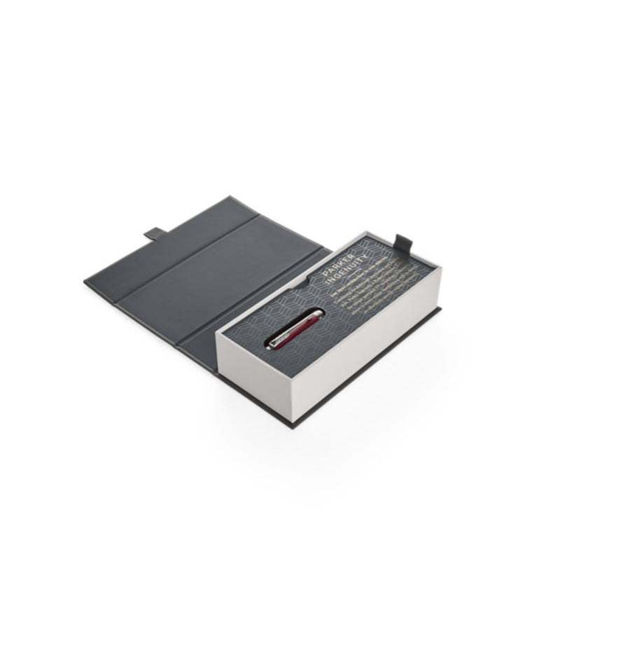 Parker Ingenuity Deluxe – Federspitze F – rot, schwarz
