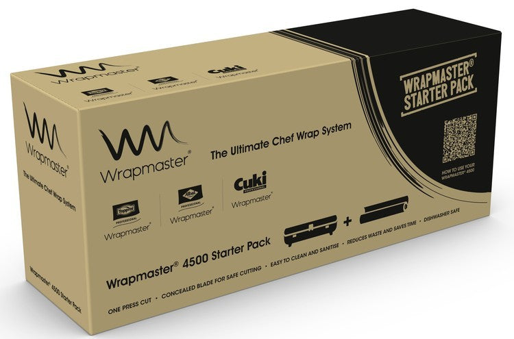 Wrapmaster – Folienspender Starterpaket, 45 cm, 300 m PVC-Folie, 1 Spender + 1 Rolle