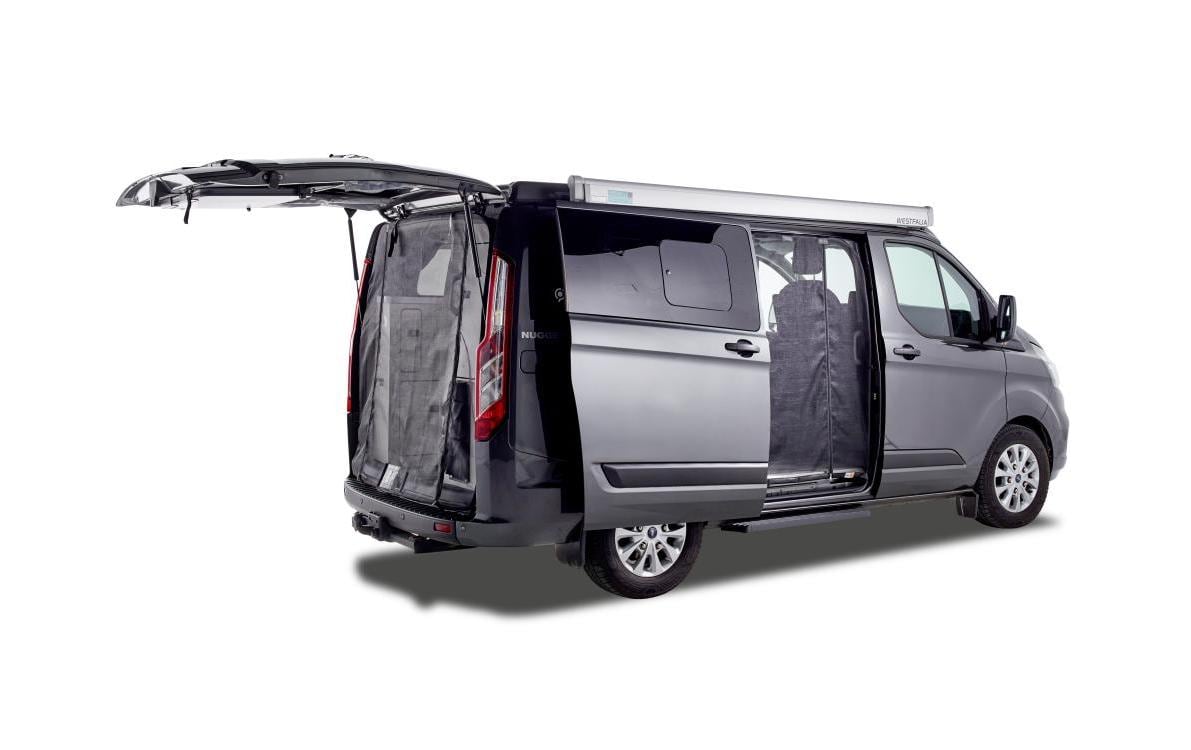 Van quito Schiebetüren-Moskitonetz mit Reissverschluss – feines Mesh – für Ford (Beifahrerseite, rechts)