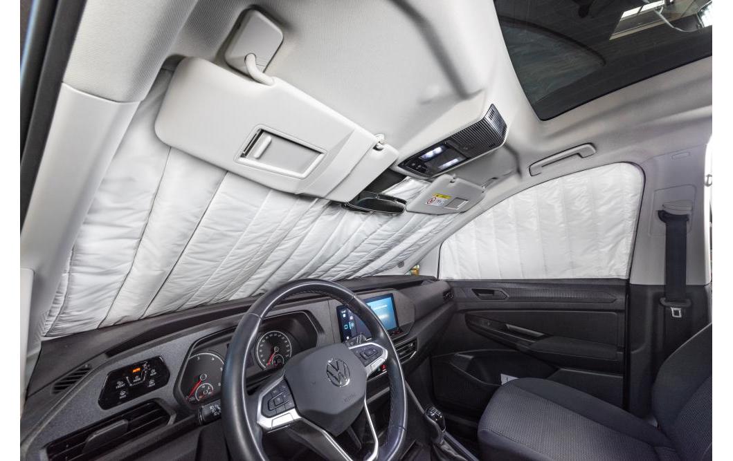 Vanspace Front- und Seitenscheibenisolierung – 30 × 10 × 88 cm, Polyurethan (PU), Weiss, für VW, Ford
