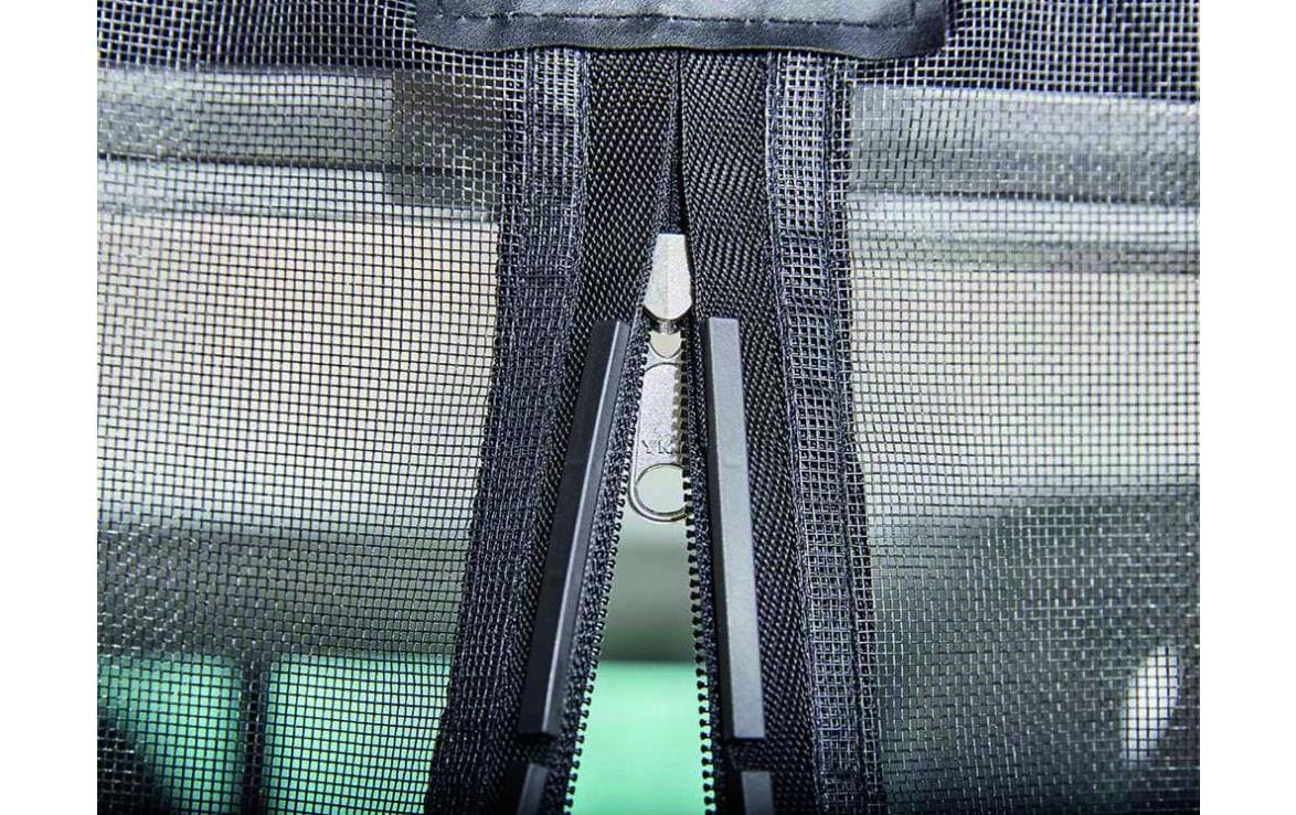 VanQuito Moskitonetz Schiebetür – Magnetreissverschluss, feinmaschig – für Mercedes-Benz (rechts) – schwarz