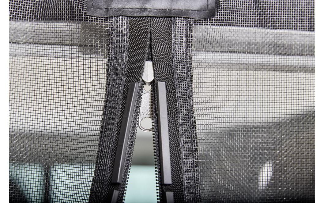 Van quito Insektenschutznetz – Schwarz – Fiberglas – Magnetverschluss – für VW Schiebetür (Fahrerseite links)