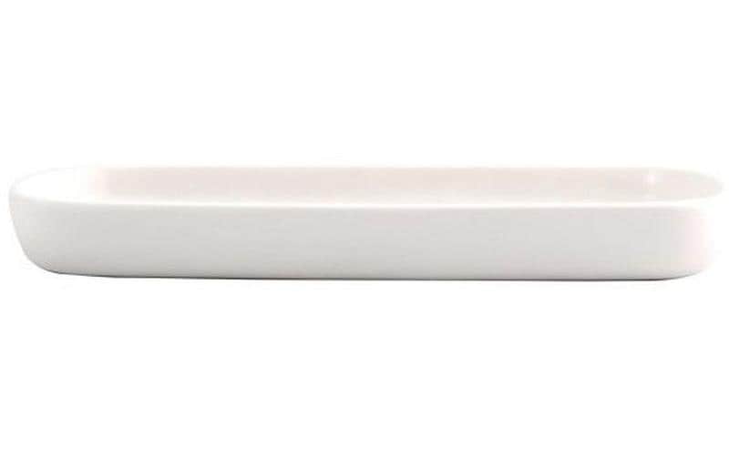 MSV Seifenschale Maonie – 25,7×11,5×2,8 cm, Keramik, Weiss matt