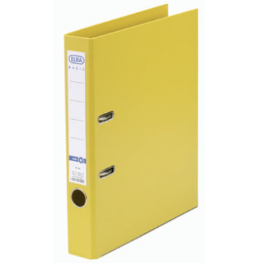 Elba smart Pro Ordner – für A4 – Rückenbreite 5 cm – gelb
