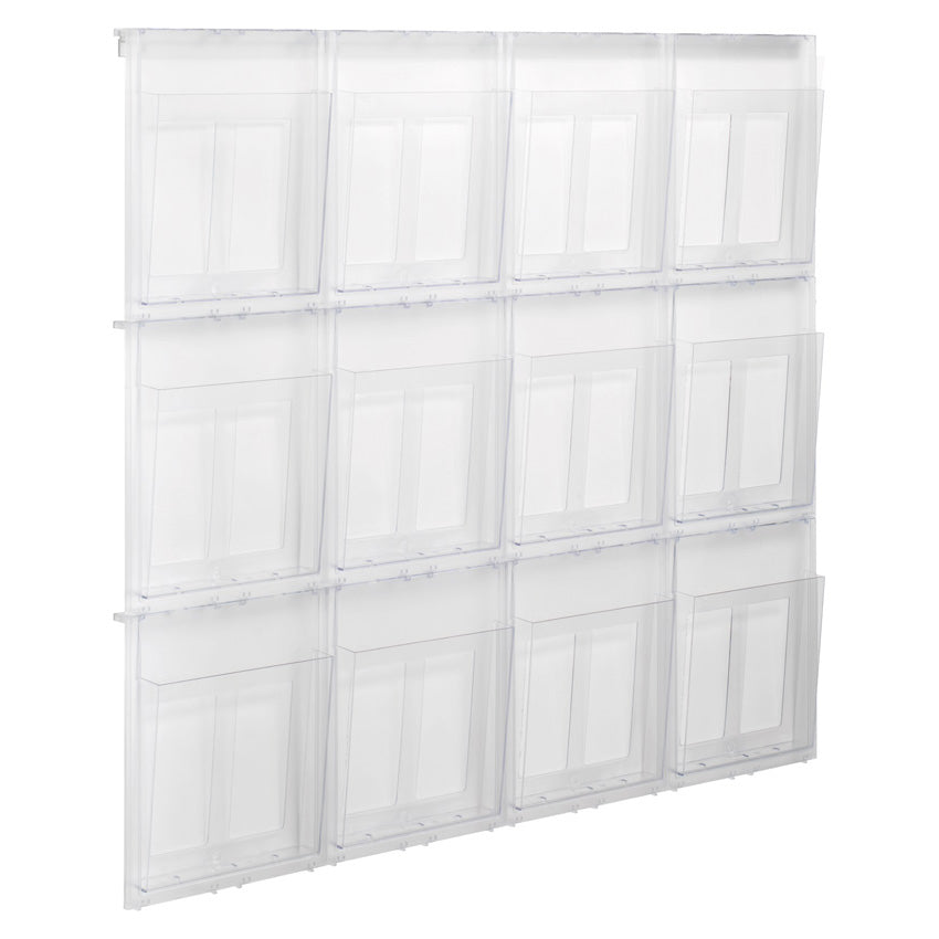 Helit Wandprospekthalter H6811102 – transparent