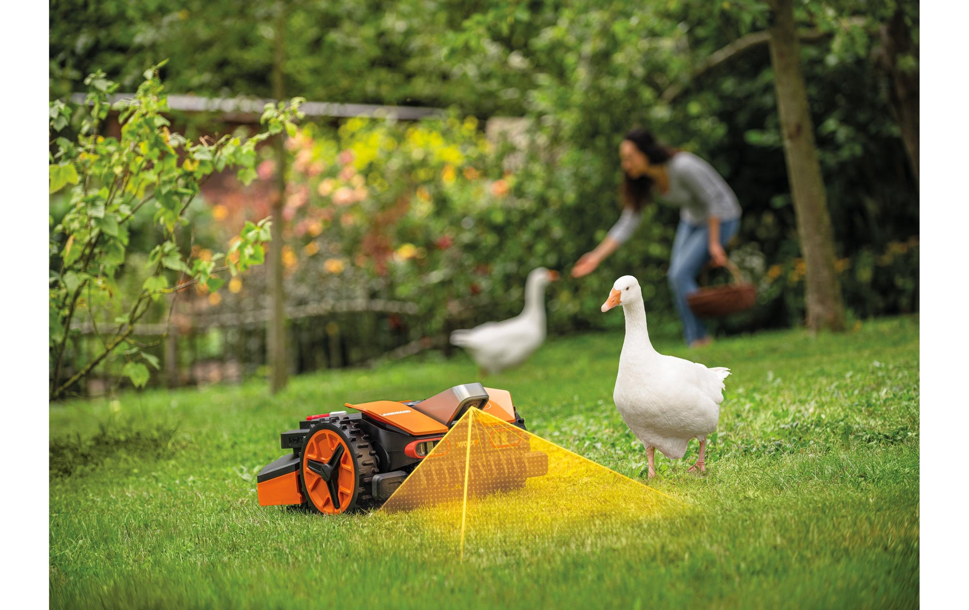 WORX Vision Landroid M600 (WR206E) Rasenmähroboter – 20 V – Schnittbreite 18 cm – 600 m² – 2 Ah Akku & Ladegerät
