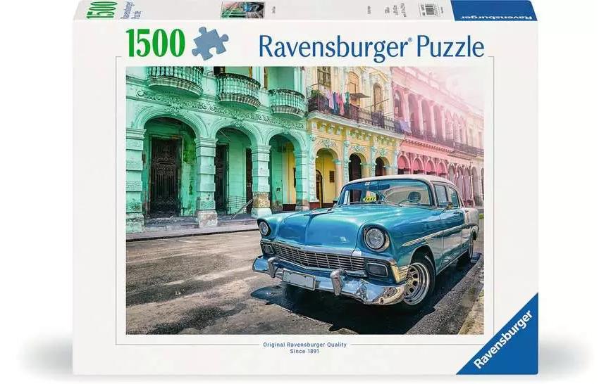 Ravensburger Puzzle Cuba Cars – 1500 Teile – 80 × 60 cm – ab 14 Jahren