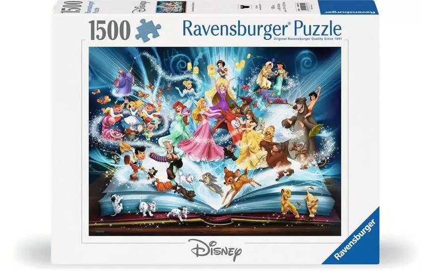 Ravensburger Puzzle Disney's magisches Märchenbuch – 1500 Teile – 60 × 80 cm – ab 14 J.
