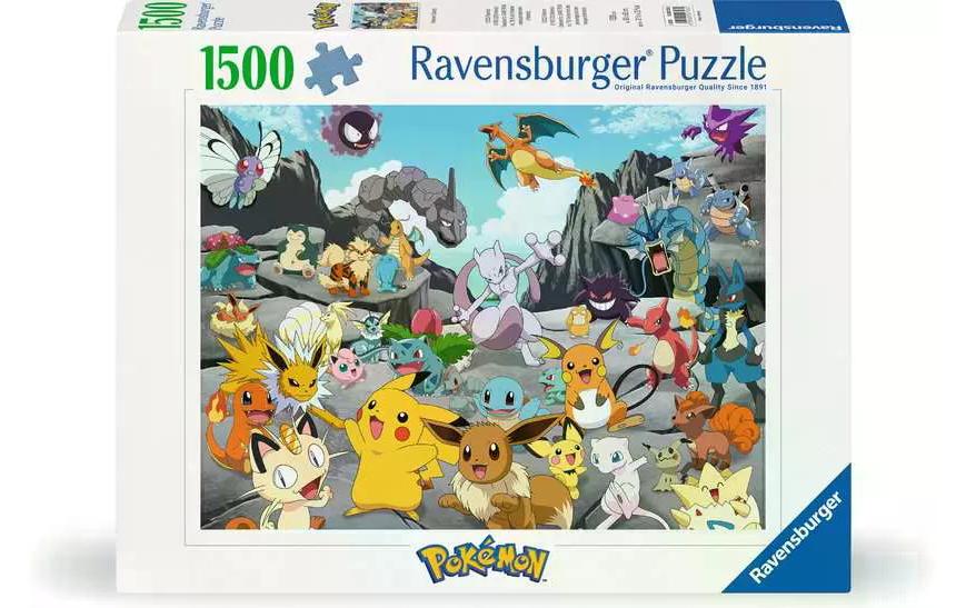 Ravensburger Puzzle Pokémon Classics – 1500 Teile – 60 × 80 cm – ab 14 J.