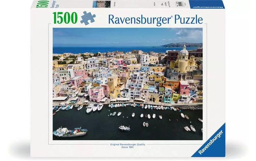 Ravensburger Puzzle Procida (Italien) – 1'500 Teile – 80 × 60 cm – ab 14 Jahren