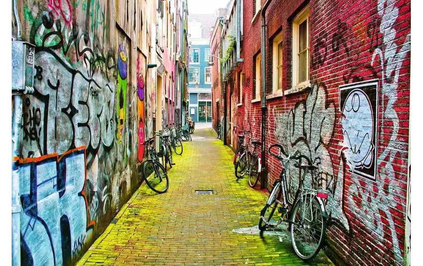 Ravensburger Puzzle Street Art in Amsterdam – 3000 Teile – 121 × 80 cm – ab 14 Jahren