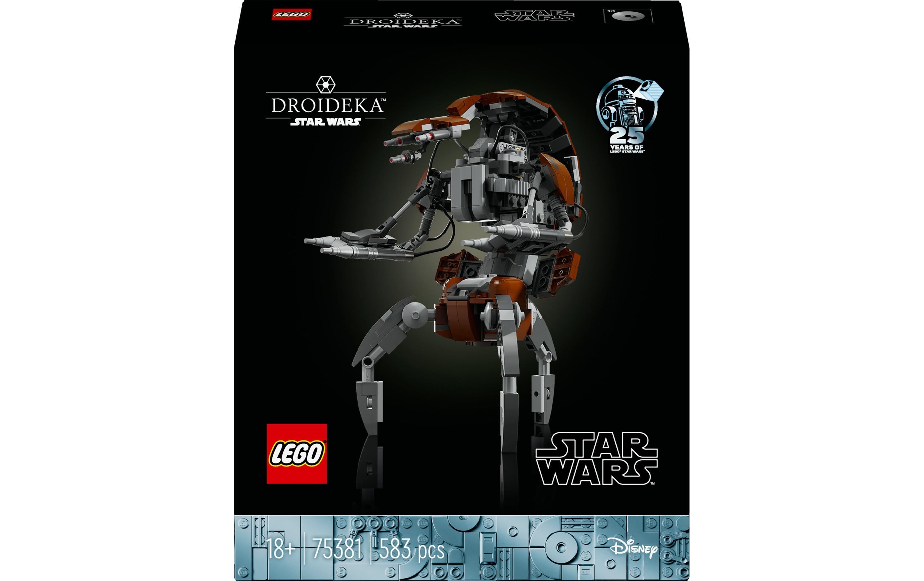 LEGO Droideka Bauset – Star Wars – 583-teilig – 21 cm – ab 18 Jahren