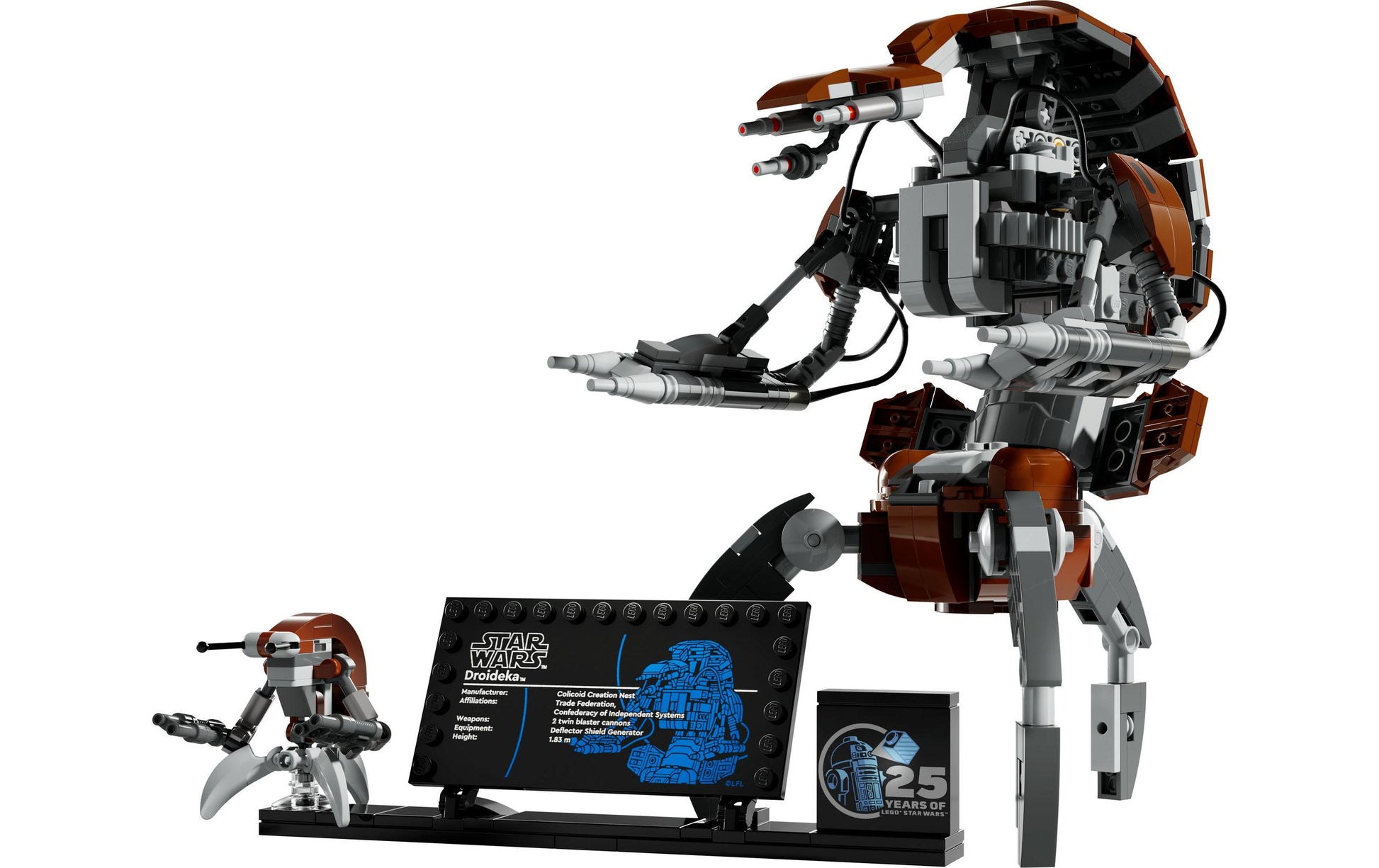 LEGO Droideka Bauset – Star Wars – 583-teilig – 21 cm – ab 18 Jahren