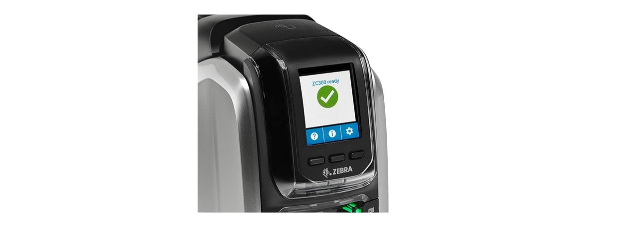 Zebra ZC300 – Kartendrucker, Thermosublimationsdruck, Duplexdruck, 300 dpi, für PVC-Karten 85,6 × 54 mm, USB