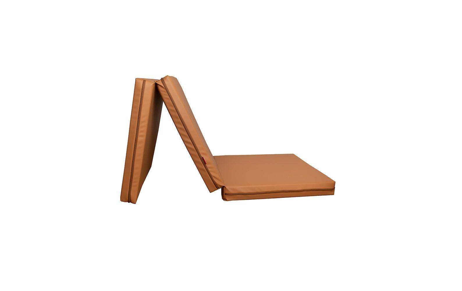 BenchK Fitnessmatte – 60 × 180 cm, 8 cm dick – braun