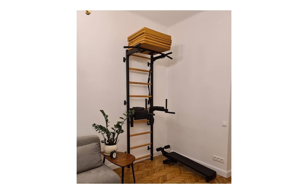 BenchK Fitnessmatte – 60 × 180 cm, 8 cm dick – braun