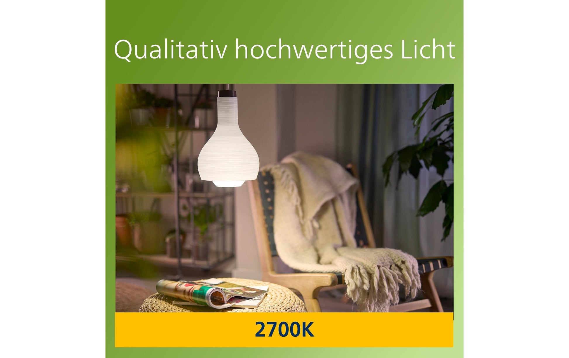 Philips Leuchtmittel E27 – 470 lm, 2700 K