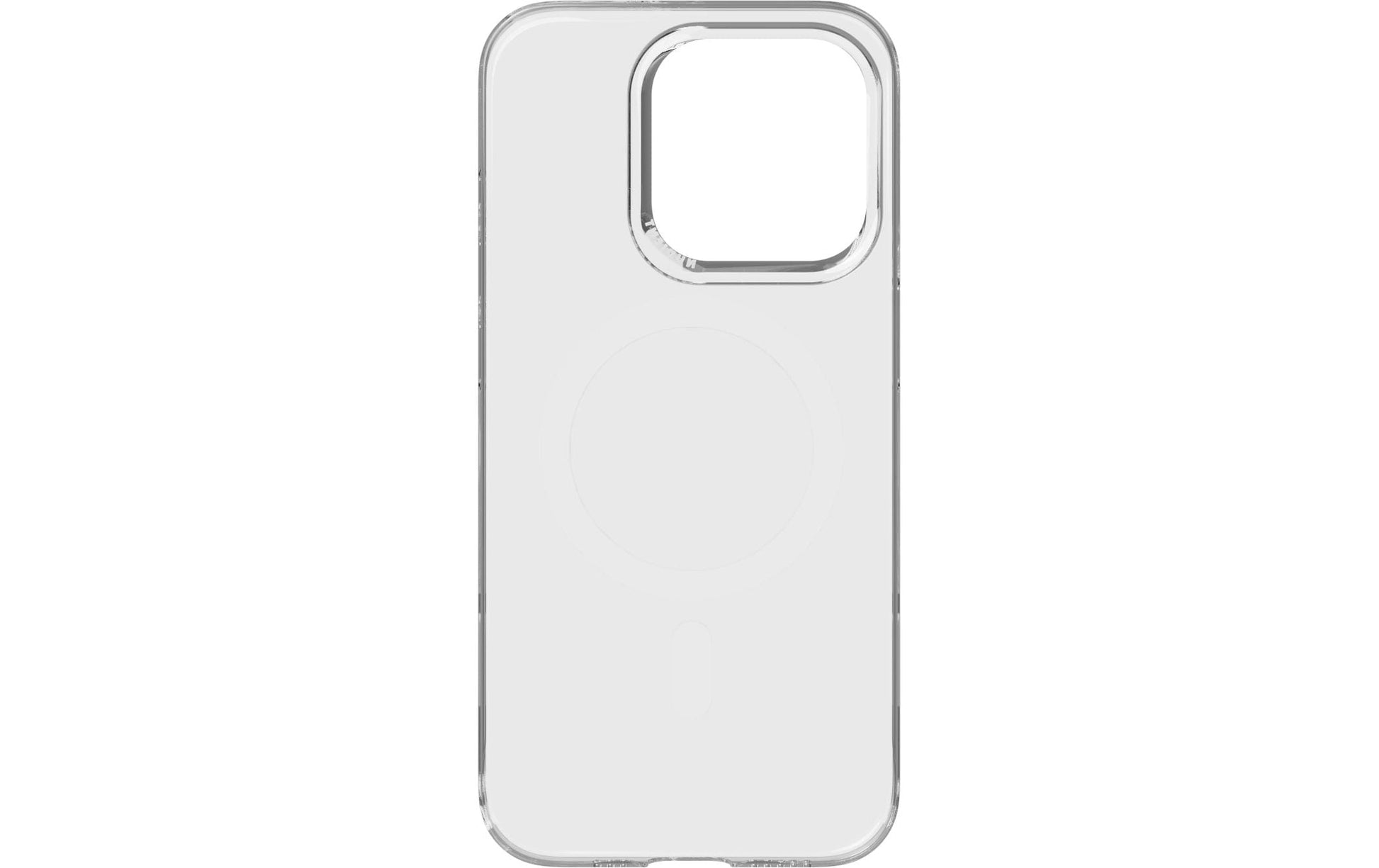 Nudient – Backcover – für Apple iPhone 15 Pro – transparent – recycelbarer Kunststoff – MagSafe-kompatibel