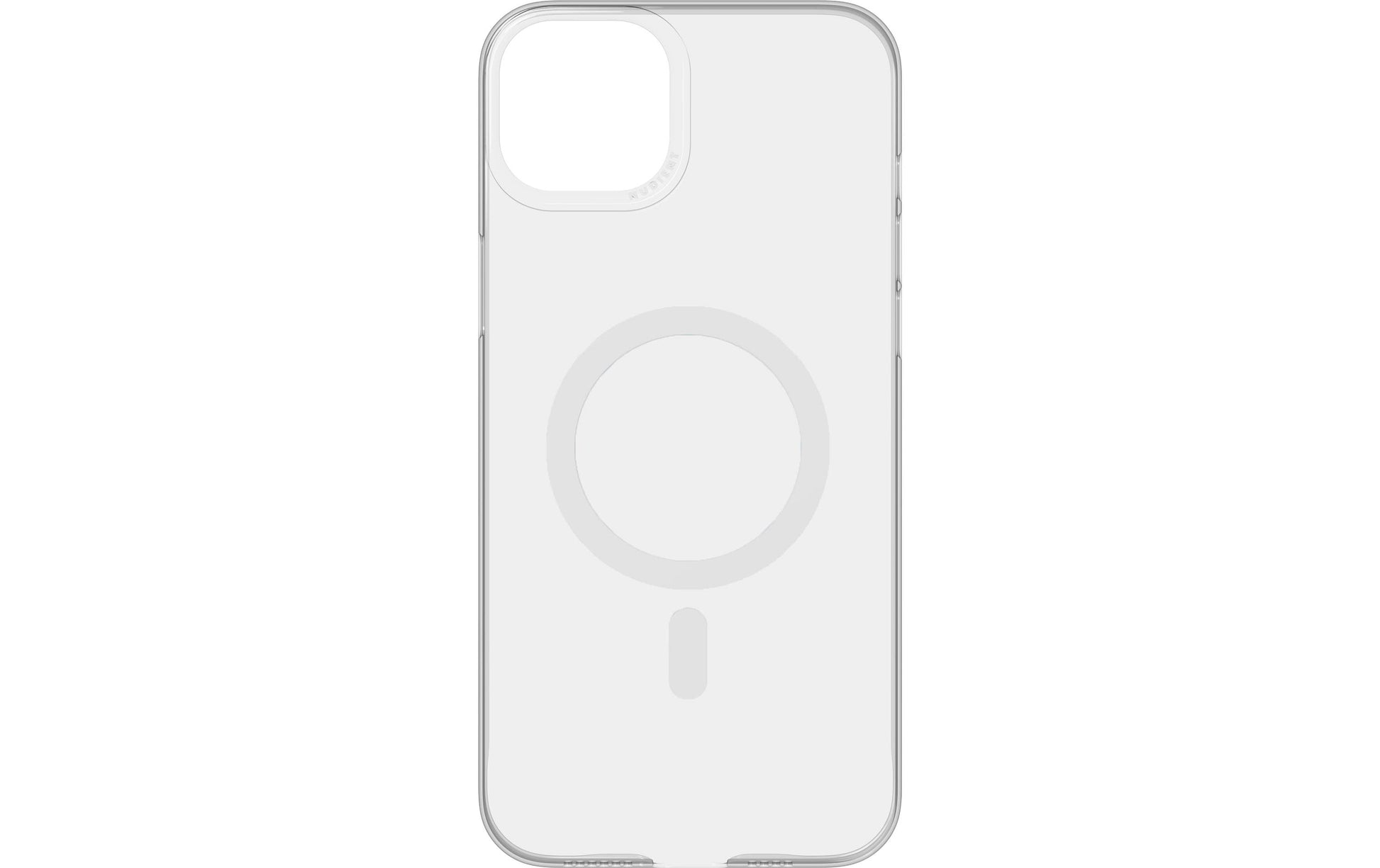 Nudient – Backcover – für Apple iPhone 15 Plus – transparent – MagSafe-kompatibel
