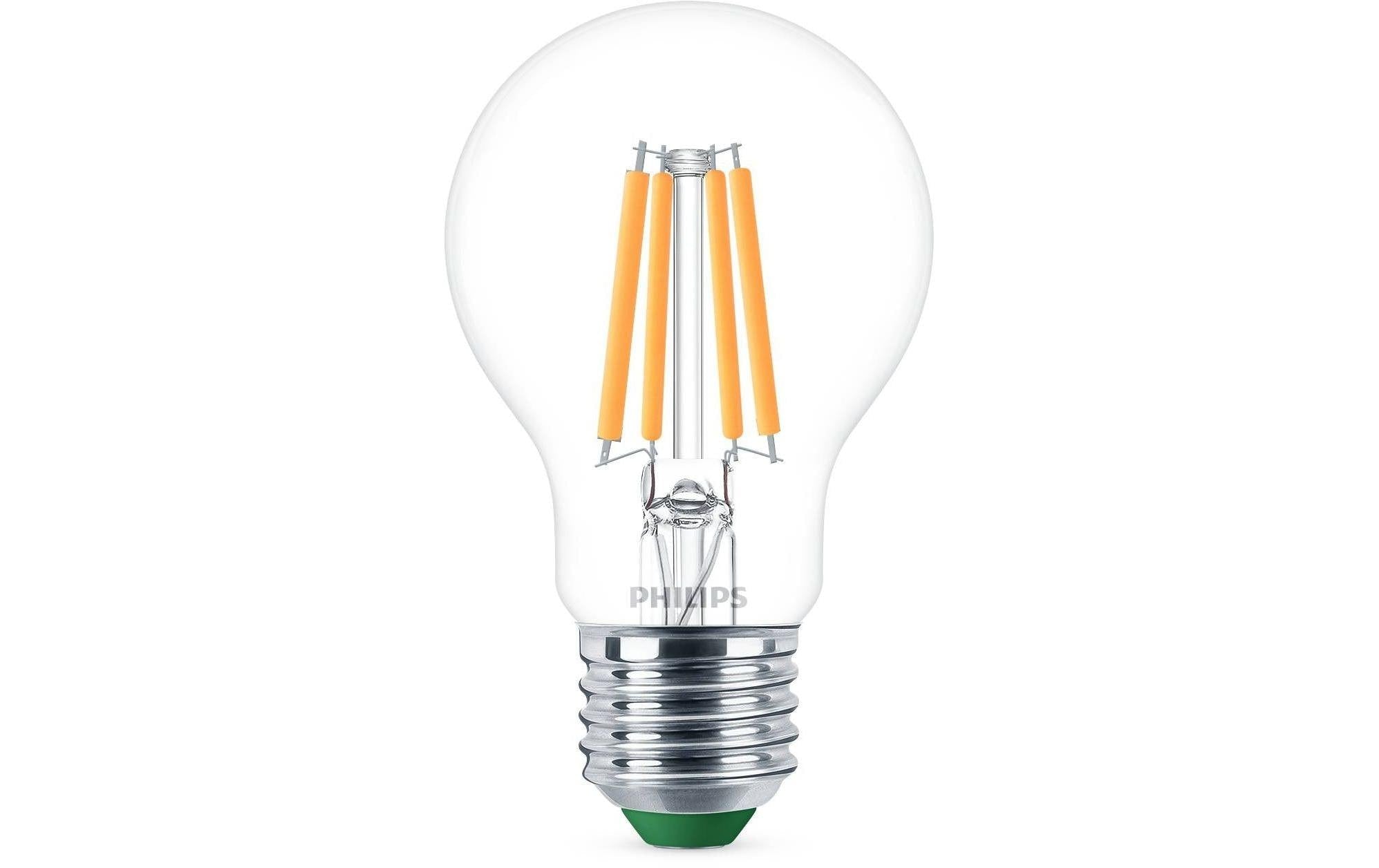 Philips Leuchtmittel E27 – 640 lm, 2700 K – Transparent