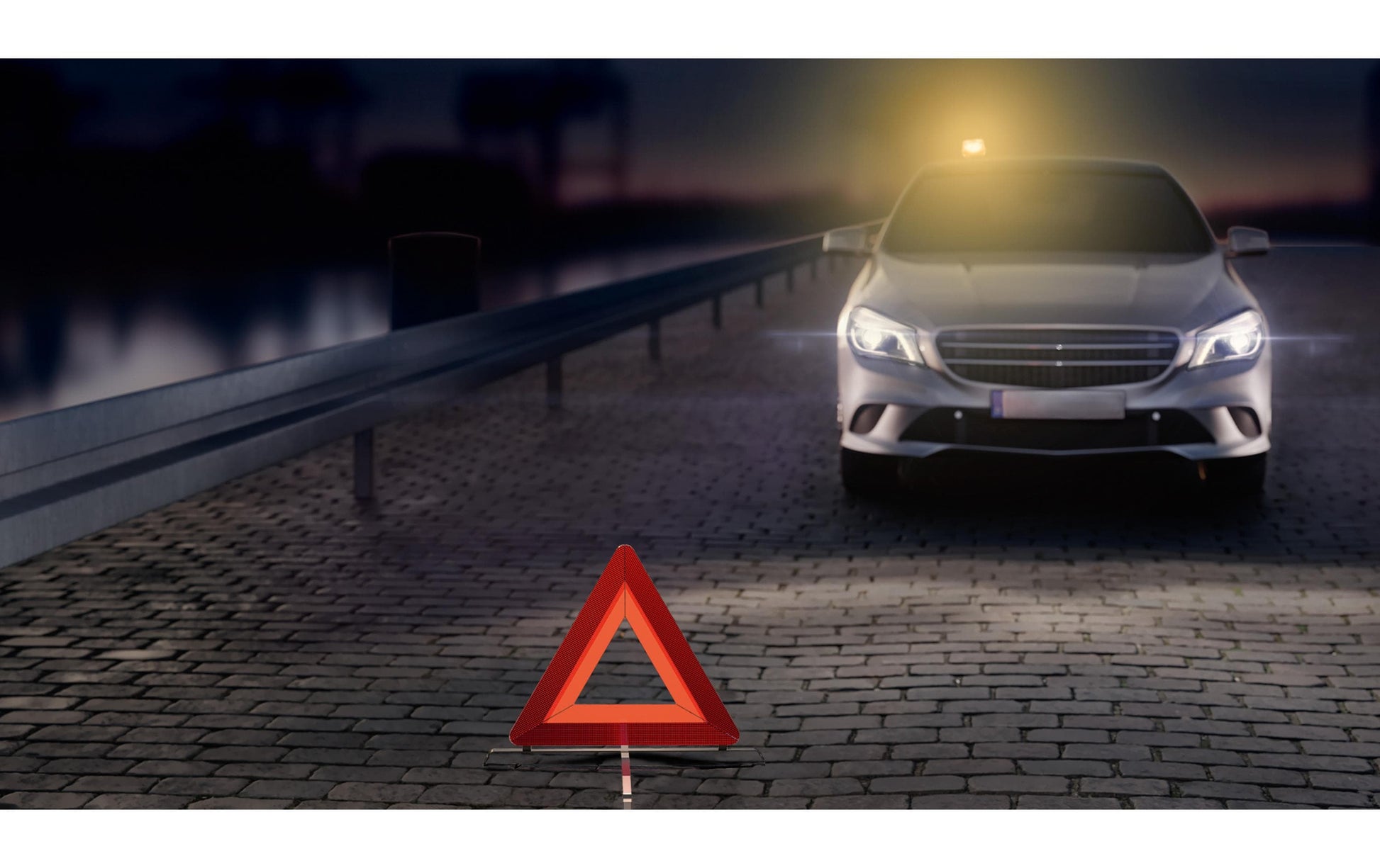 Osram Warn- und Sicherheitsleuchte – TA20 – Orange – 91 × 77 mm – IP54, 2,2 W – LED – für Personenwagen