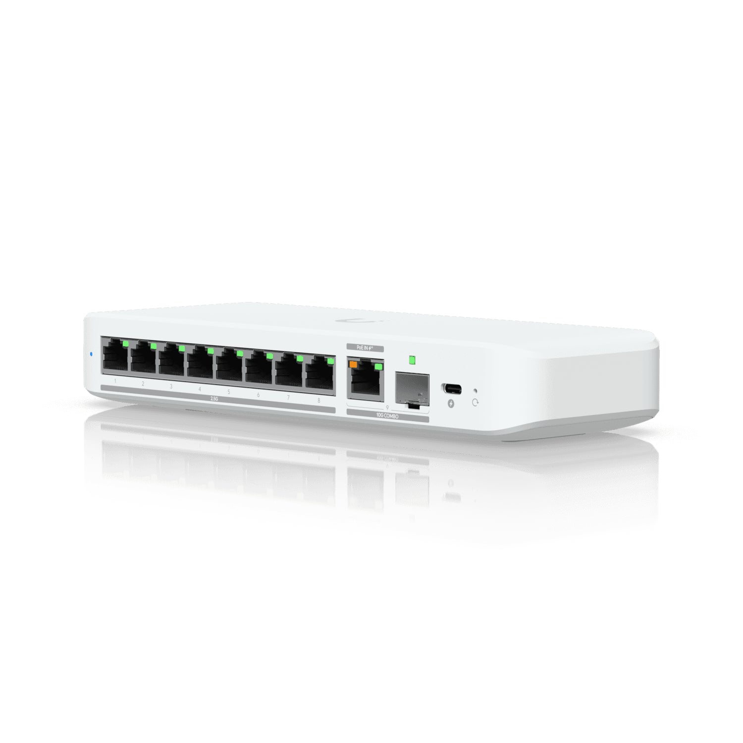 Ubiquiti Managed L2 Switch – 8× 2,5G + 1× 10G, 1× SFP+, PoE, Desktop