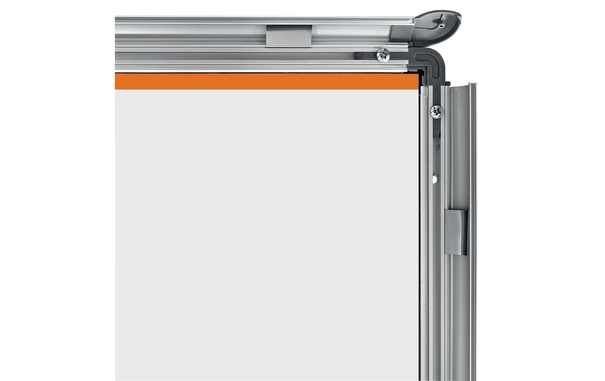 Nobo Plakatrahmen – 252 × 342 mm, silber, wetterfest, spritzwassergeschützt, für A4