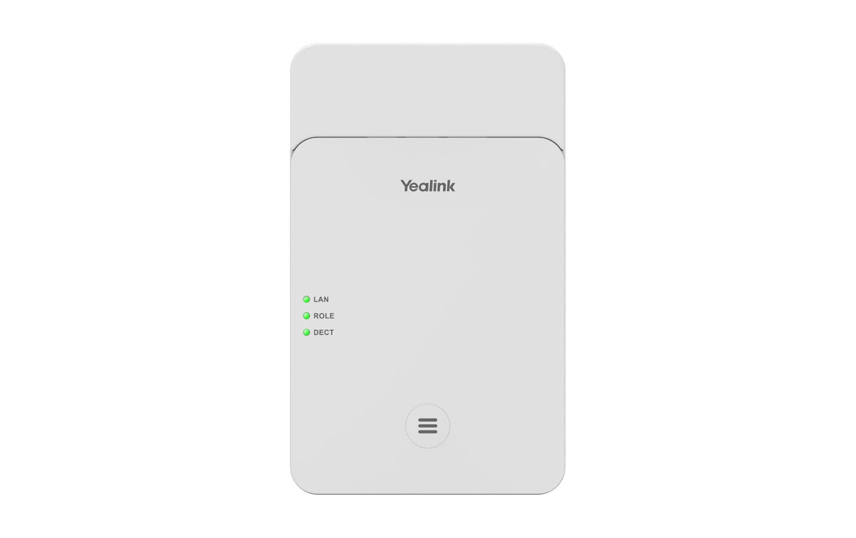 Yealink W75 Mini MC – DECT-Basisstation, bis zu 20 Handteile, kein PoE, Weiss