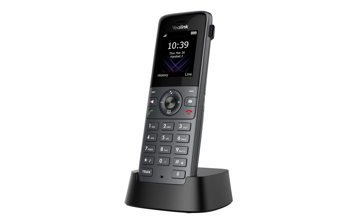 Yealink W74H – DECT-Mobilteil, für Yealink W74P, DECT, Bluetooth, Schwarz