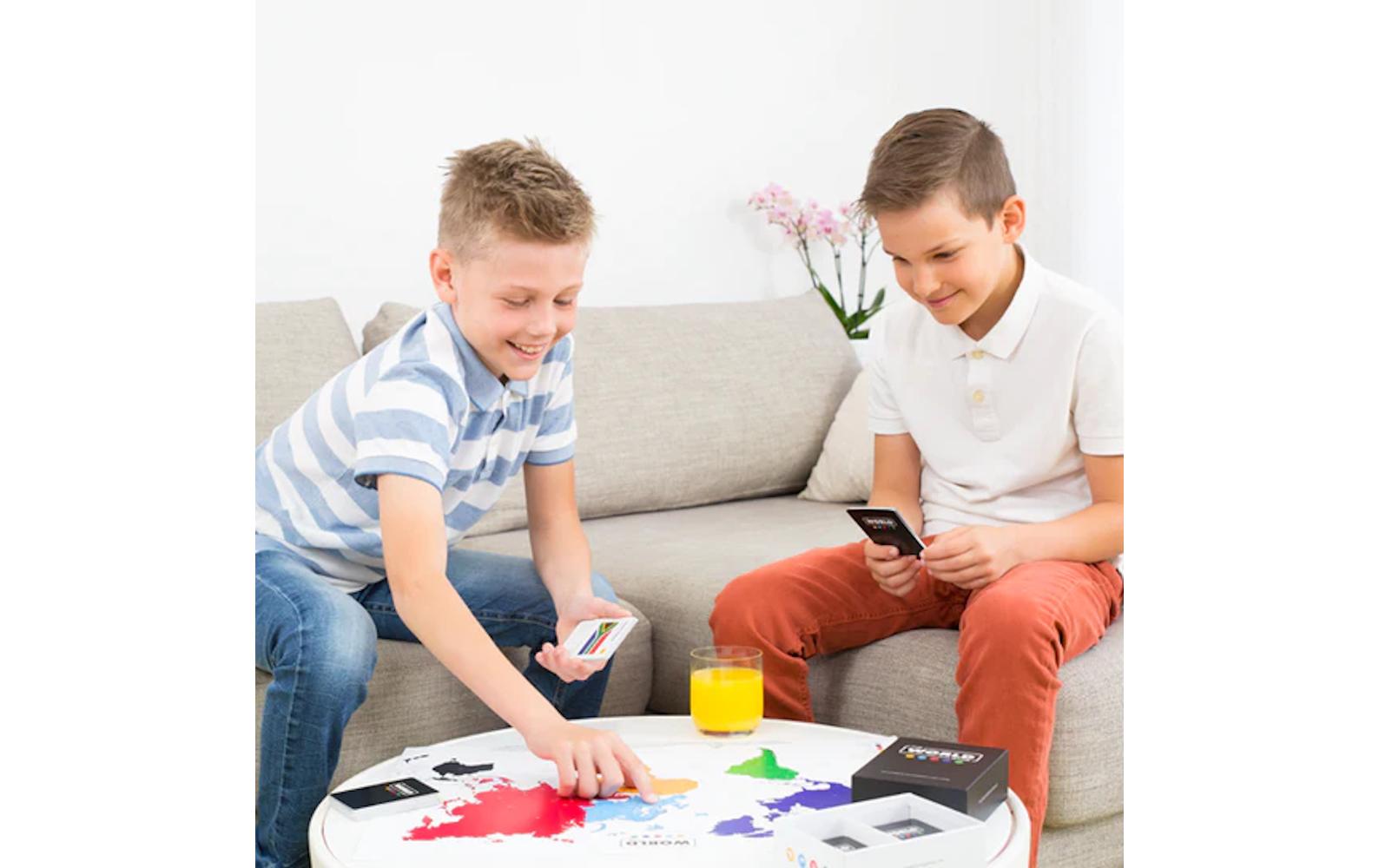 The World Game Geographie – Kartenspiel, 2–5 Spieler, ab 8 Jahren, 45 Min., DE