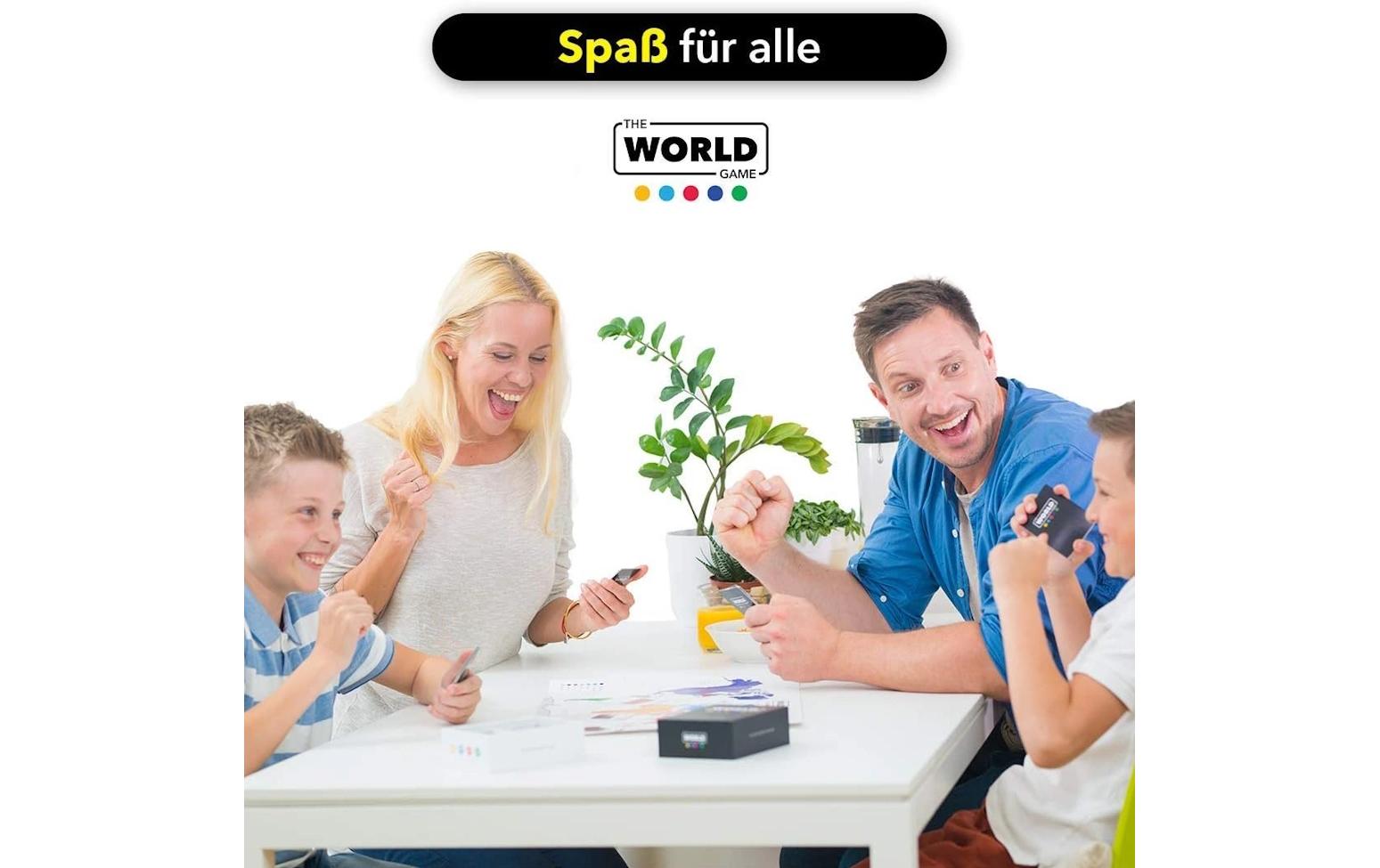 The World Game Geographie – Kartenspiel, 2–5 Spieler, ab 8 Jahren, 45 Min., DE
