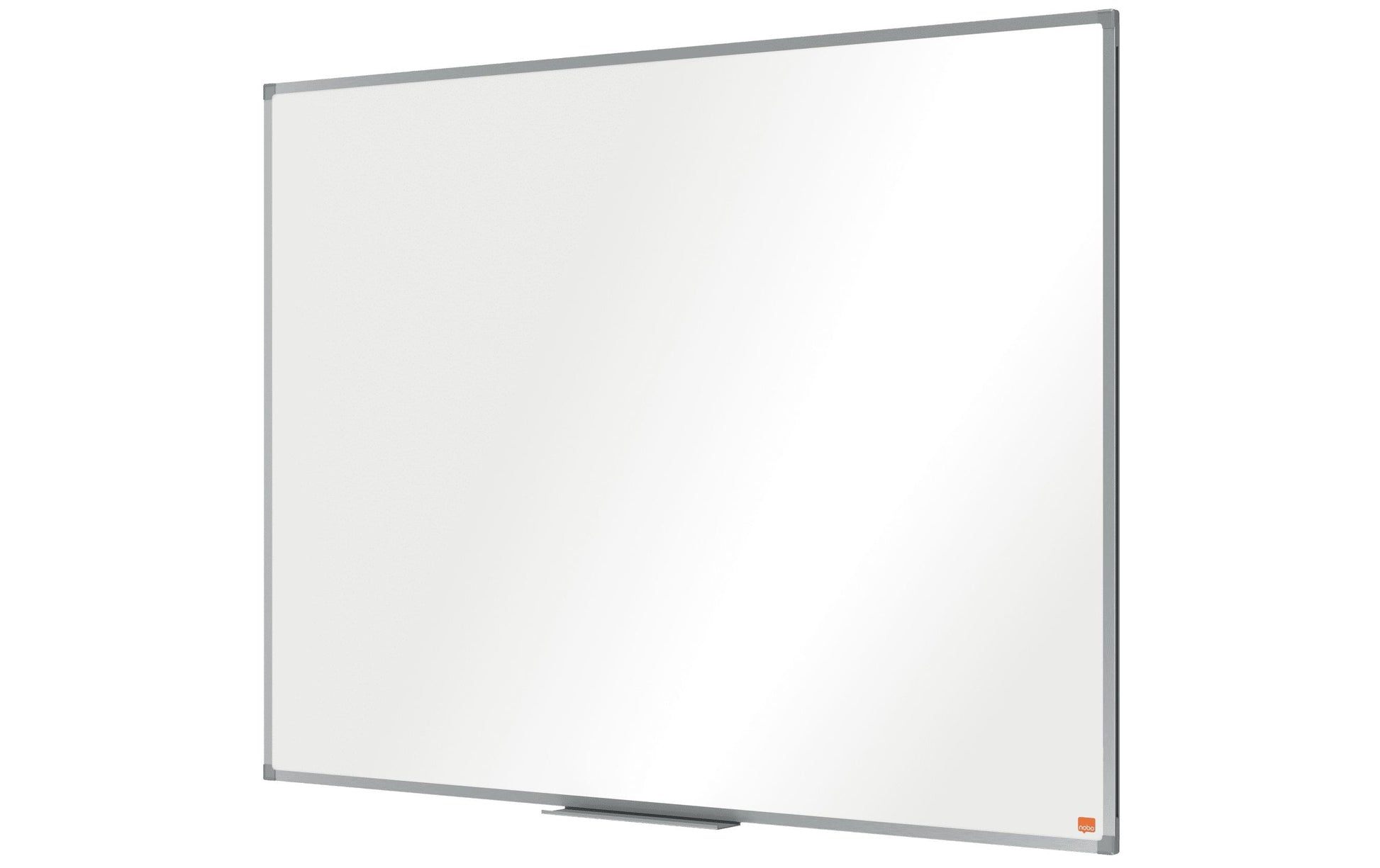 Nobo Whiteboard – 120 × 90 cm, lackierter Stahl, magnetisch, Aluminiumrahmen, Wandmontage, inkl. Stifteablage