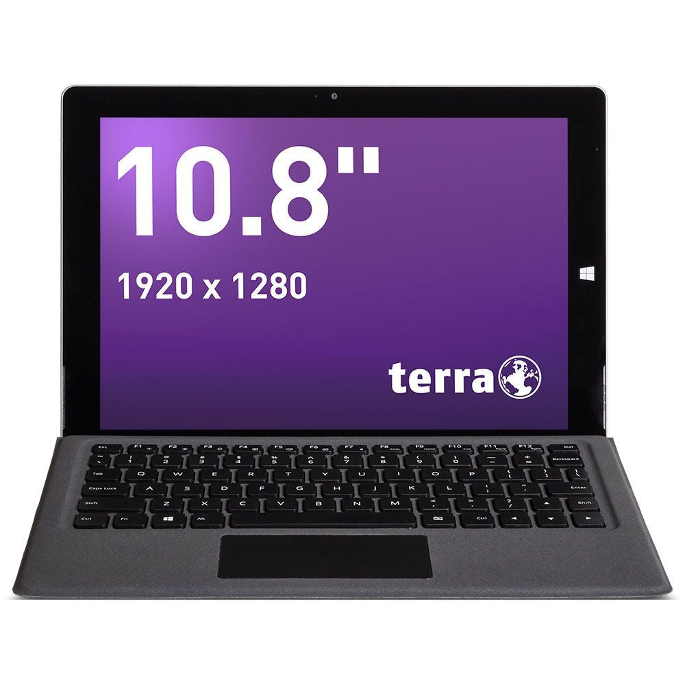 TERRA Type Cover Pad 1062 – Tastatur, US-Layout (EN), mit Touchpad