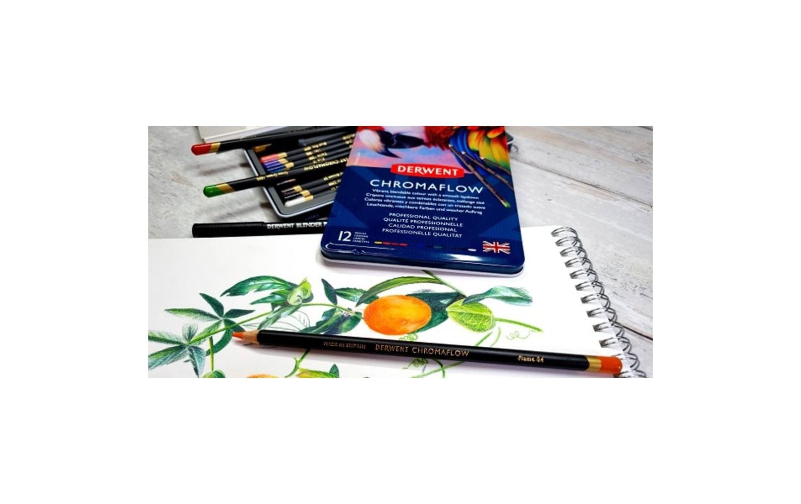 Derwent Aquarellfarbstifte – 12 Stk.