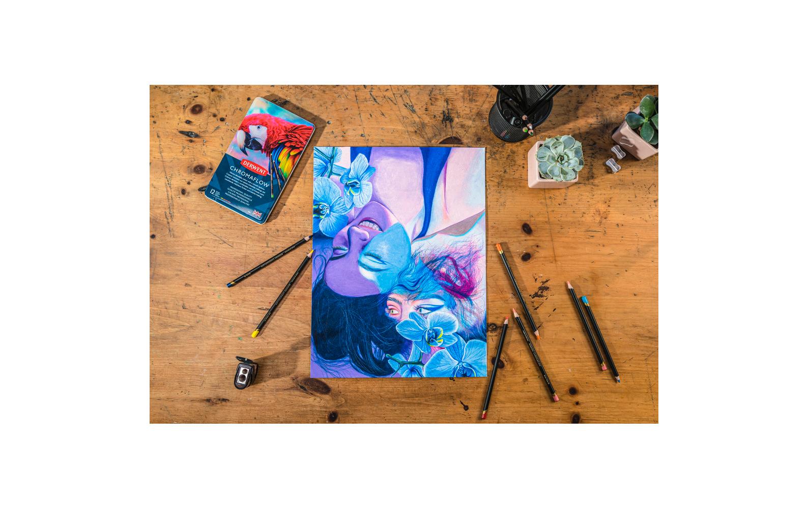 Derwent Aquarellfarbstifte – 12 Stk.