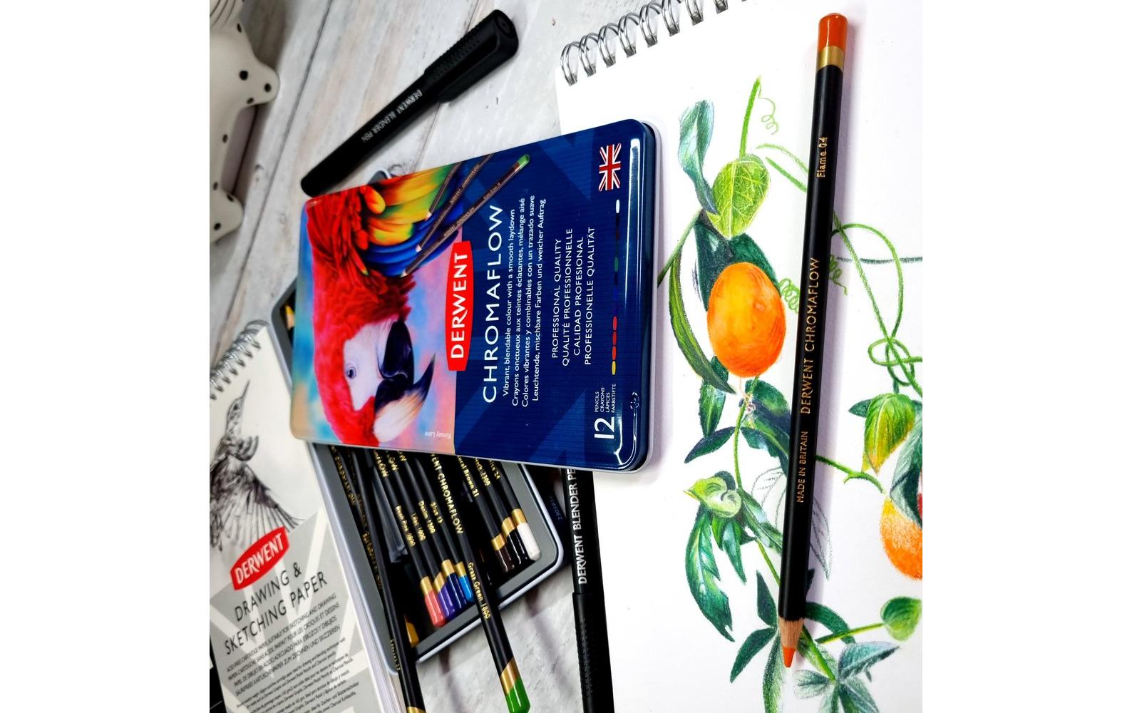 Derwent Aquarellfarbstifte – 12 Stk.
