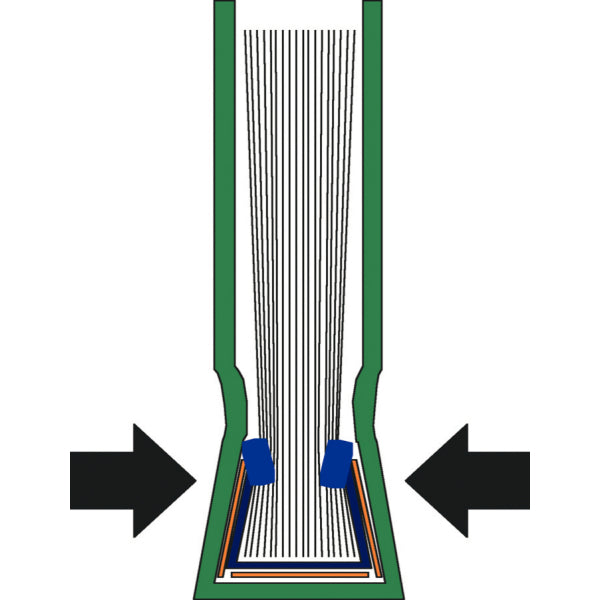 Leitz impressBind Thermobindemappe – A4 – Rücken 14 mm – bis 140 Blatt, Leinenstruktur, blau – 10 Stk.