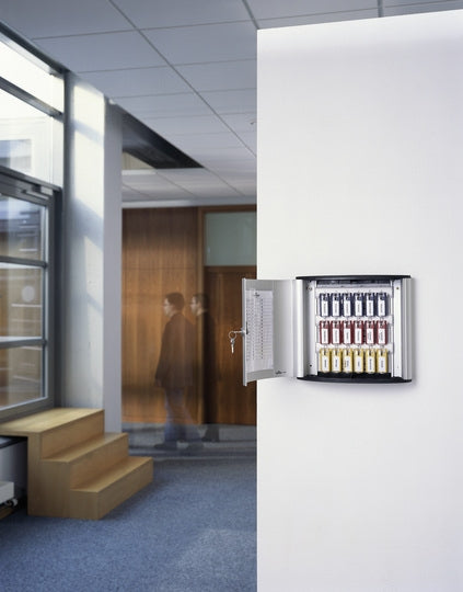 Durable Schlüsselschrank – 18 Schlüssel, Silber