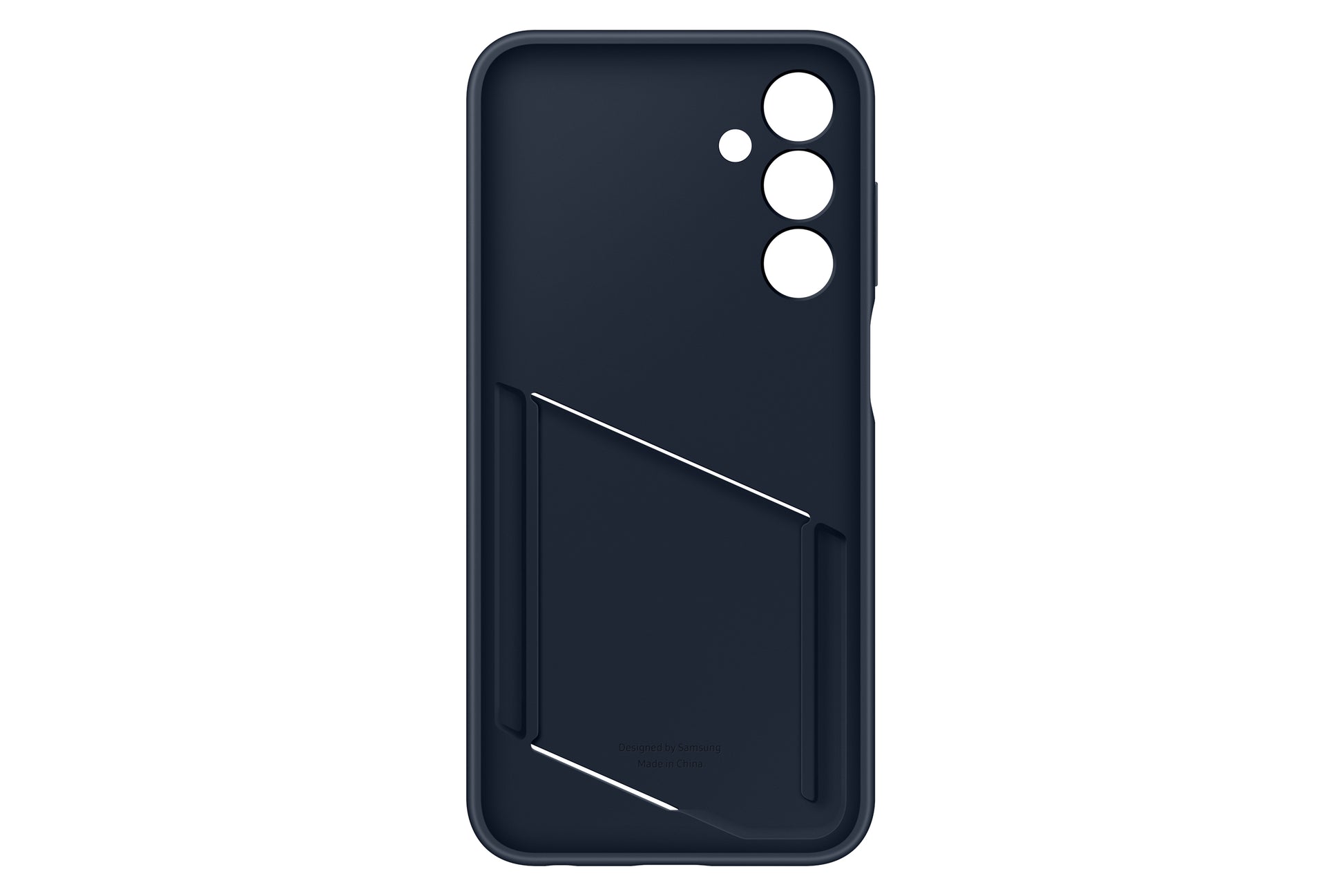 Samsung Backcover – für Samsung Galaxy A25 5G, mit Kartenfach, TPU, Schwarz/Blau, kratzresistent