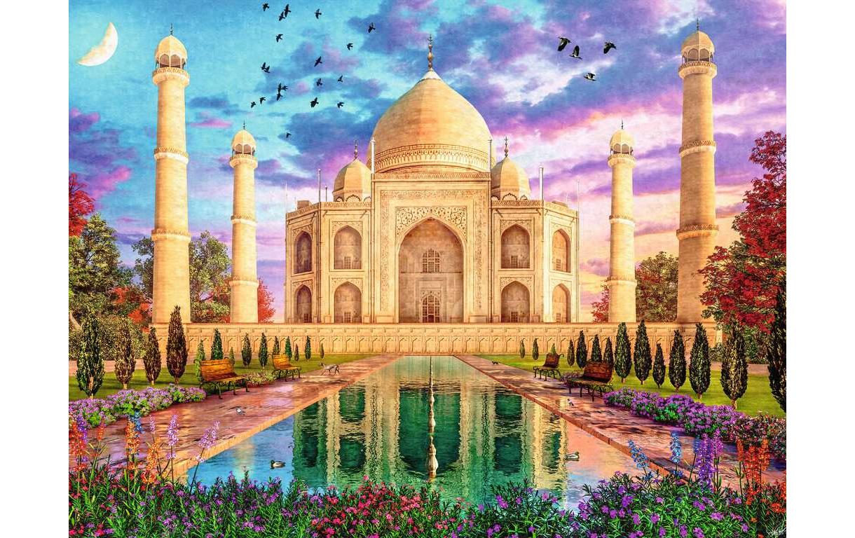 Ravensburger Puzzle Bezauberndes Taj Mahal – 1500 Teile – 60 × 80 cm – ab 14 Jahren