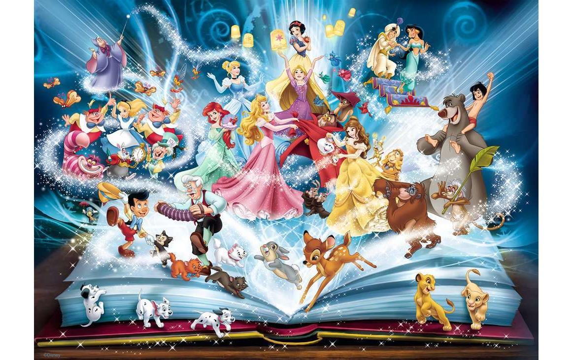Ravensburger Puzzle Disney's magisches Märchenbuch – 1500 Teile – 60 × 80 cm – ab 14 J.