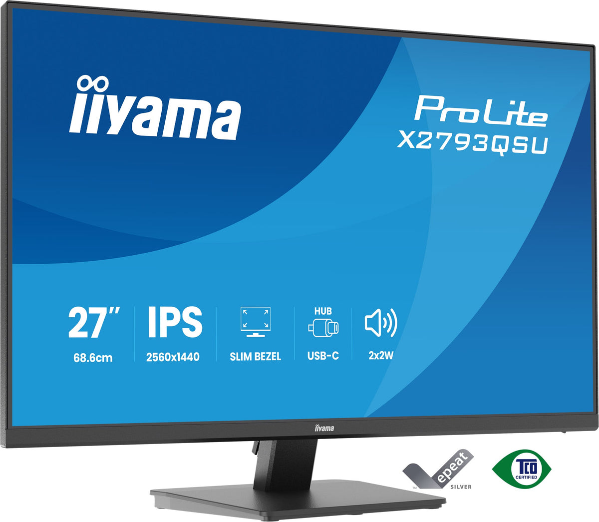 iiyama X2793QSU-B1 – 27", 2560 × 1440 (WQHD), IPS
