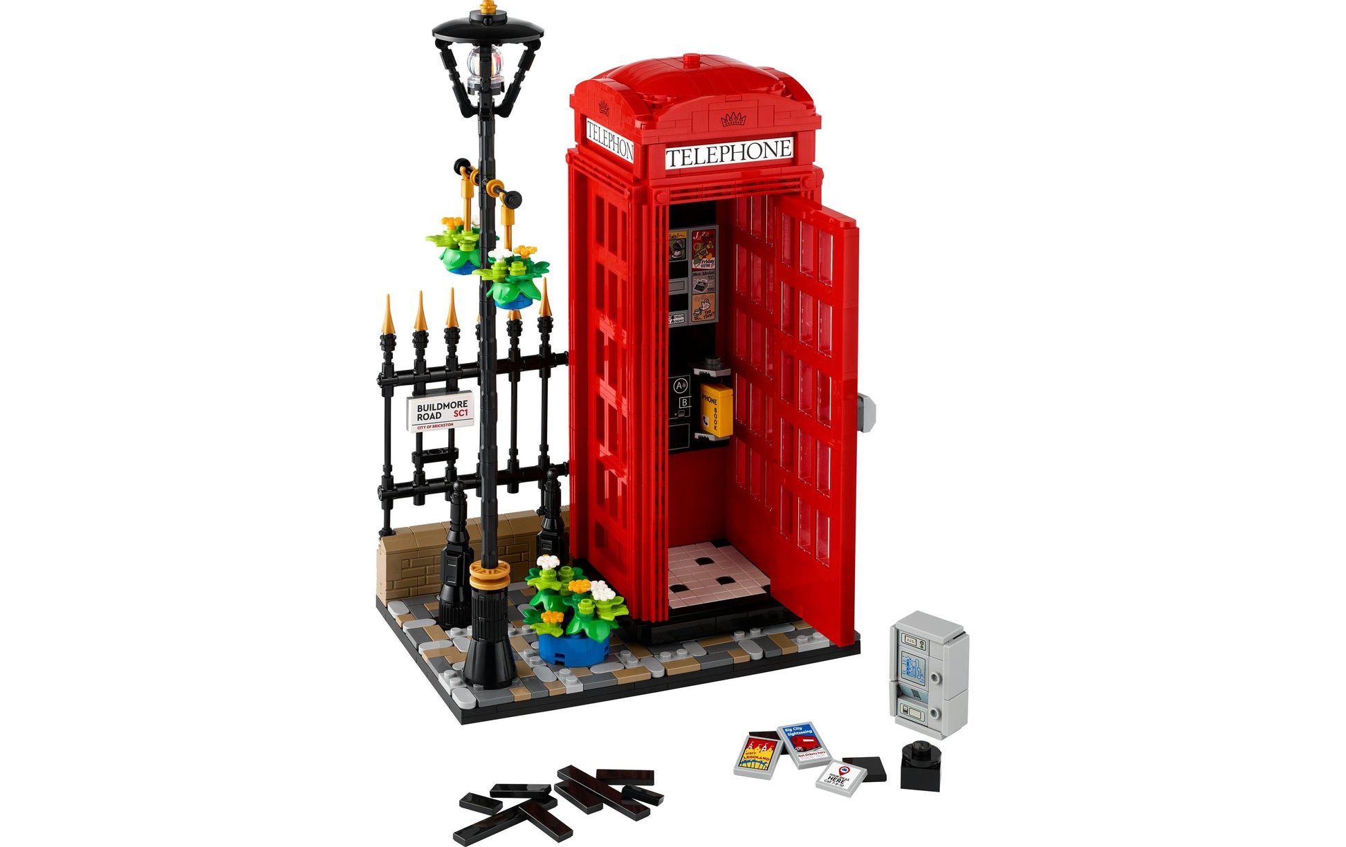LEGO Ideas Londoner Telefonzelle 3D-Puzzle – 1460-teilig – 19 × 31 × 15 cm – ab 18 J.