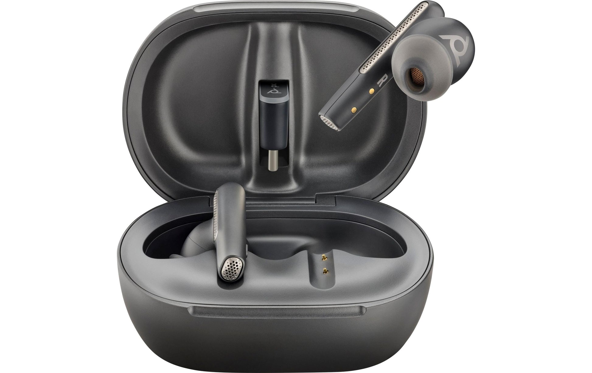 Poly Voyager Free 60+ UC – True Wireless In-Ear Kopfhörer – Bluetooth 5,3, ANC – schwarz – bis 24 h