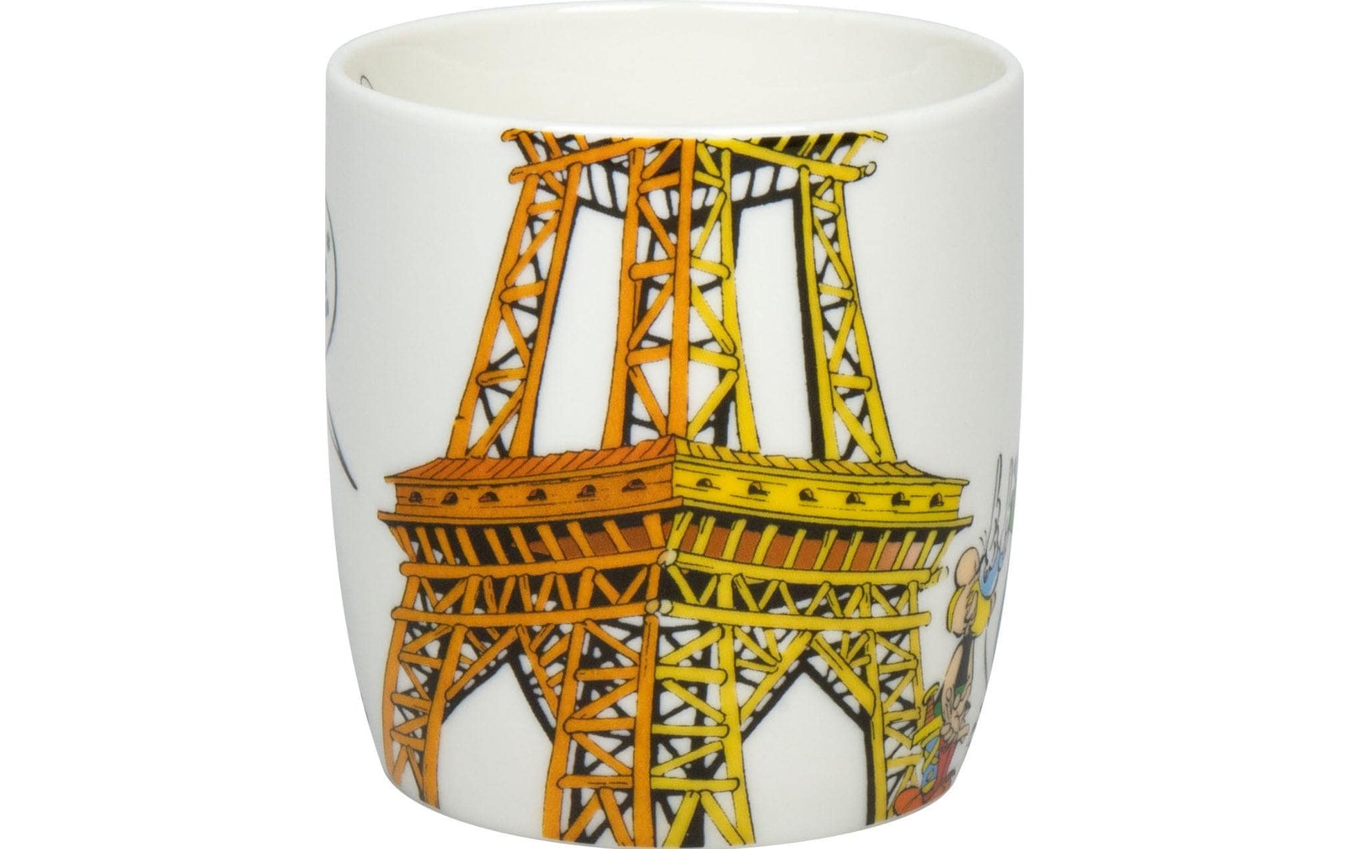 Könitz Porzellan Könitz Becher Je t'aime Paris – 400 ml, Ø 8,8 cm, H 9,2 cm, Knochenporzellan, spülmaschinenfest