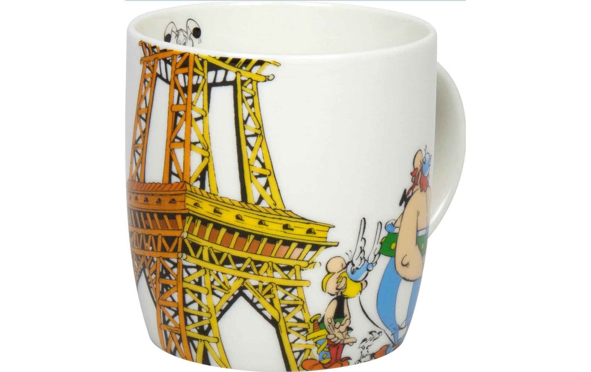 Könitz Porzellan Könitz Becher Je t'aime Paris – 400 ml, Ø 8,8 cm, H 9,2 cm, Knochenporzellan, spülmaschinenfest