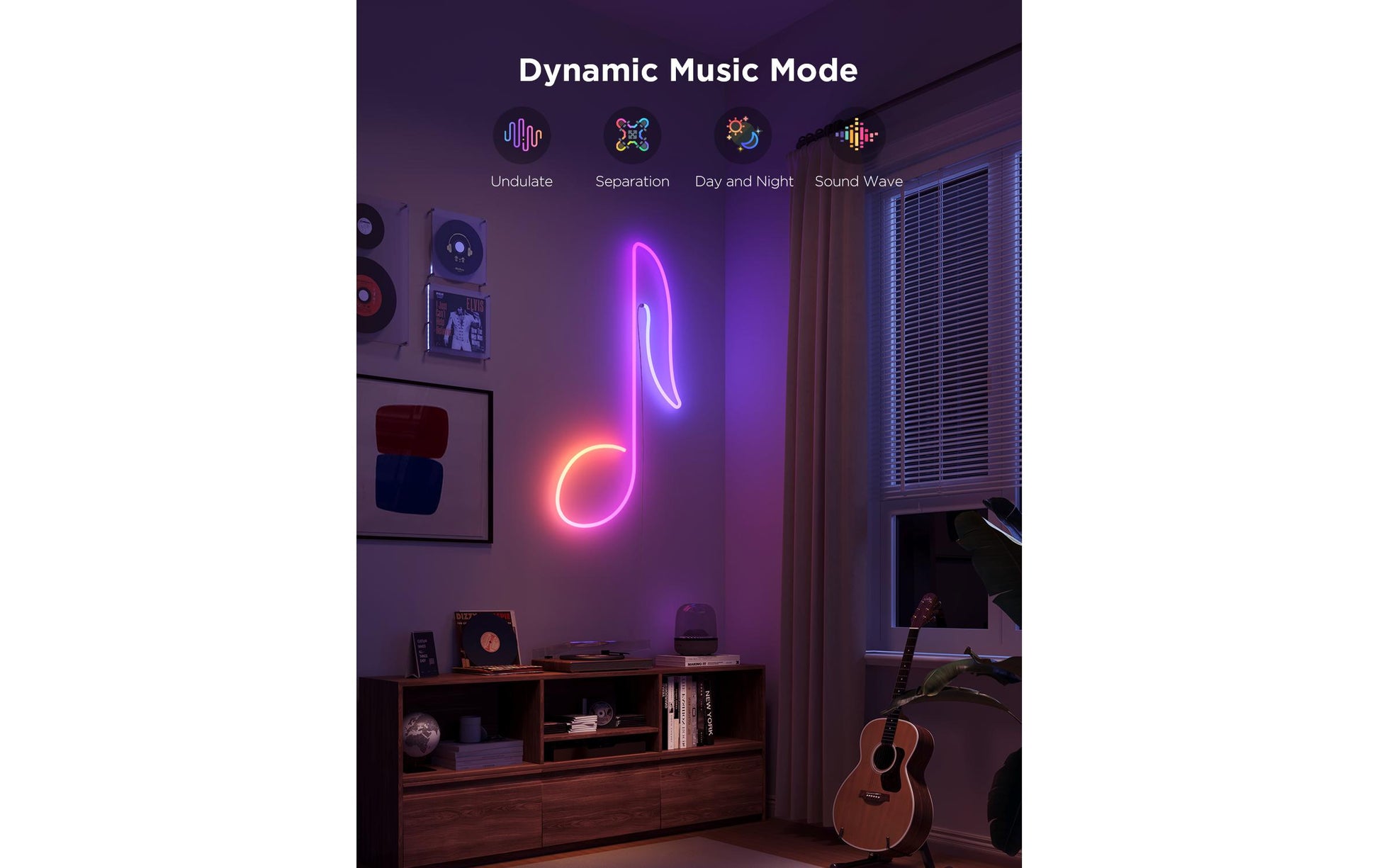 Govee LED-Streifen Neon Matter – 4 m, 48 W, RGBIC, BT, für Alexa, weiss