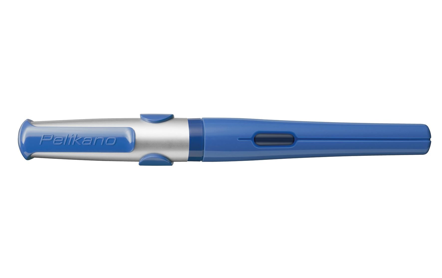 Pelikano – Federspitze M – für Rechtshänder – Blau – Patronen